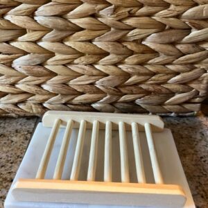 Wooden Soap Rack Natural Color