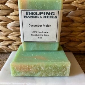 Cucumber Melon Handmade Moisturizing Bath Soap