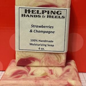 Strawberries & Champagne Handmade Moisturizing Bath Soap